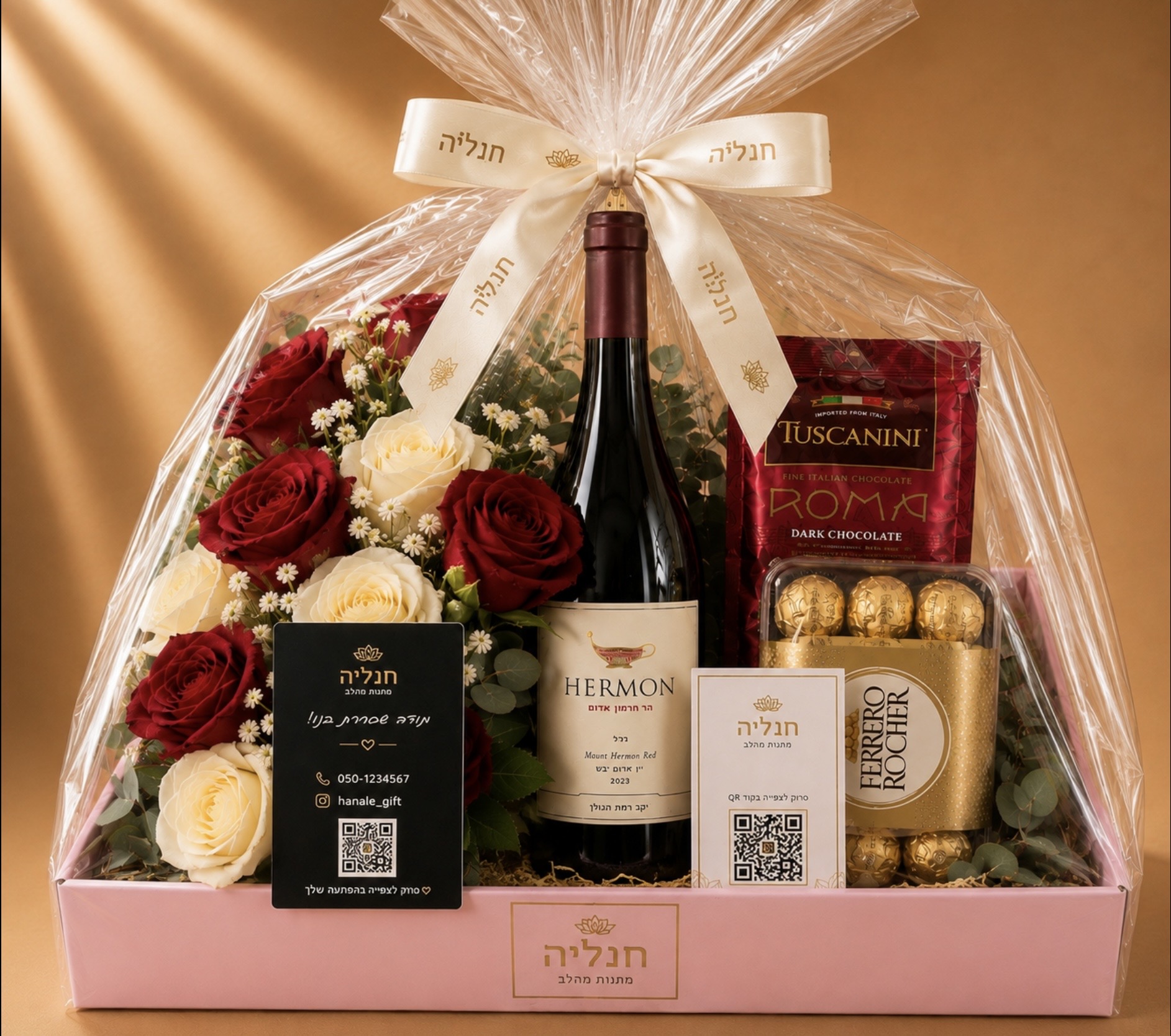מארז חנל׳ה קלאסי 🌹 — קופסה שחורה — תמונה 3